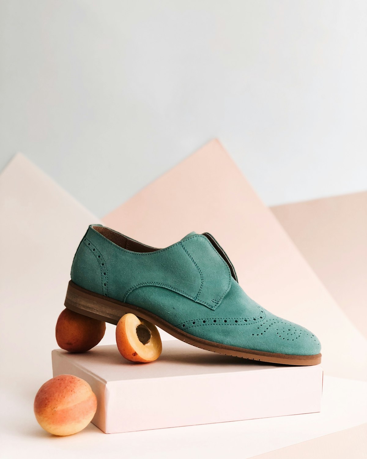 Zapato Gamuza Menta